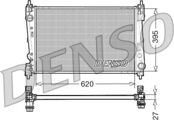 Denso DRM13015 - Radiatore, Raffreddamento motore www.autoricambit.com