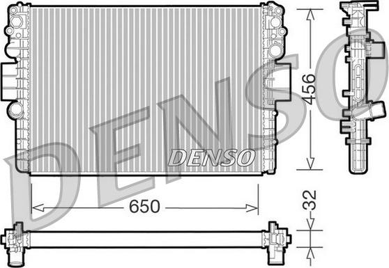 Denso DRM12006 - Radiatore, Raffreddamento motore www.autoricambit.com