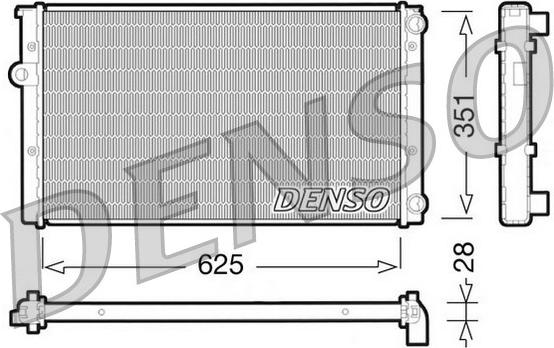 Denso DRM32009 - Radiatore, Raffreddamento motore www.autoricambit.com