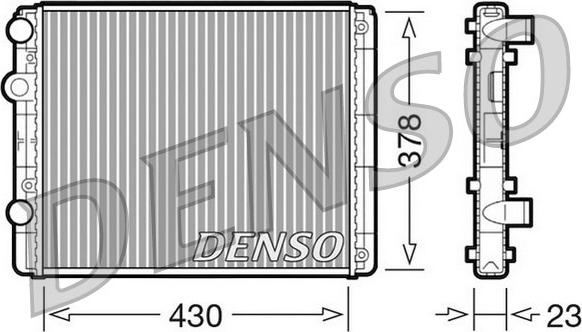 Denso DRM32030 - Radiatore, Raffreddamento motore www.autoricambit.com