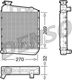 Denso DRM24031 - Radiatore, Raffreddamento motore www.autoricambit.com