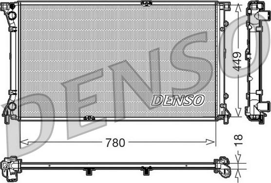 Denso DRM23097 - Radiatore, Raffreddamento motore www.autoricambit.com