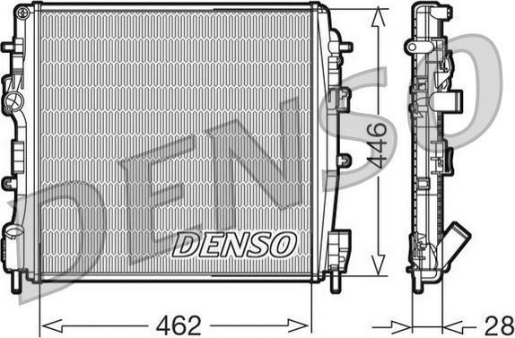 Denso DRM23018 - Radiatore, Raffreddamento motore www.autoricambit.com