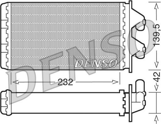 Denso DRR09081 - Scambiatore calore, Riscaldamento abitacolo www.autoricambit.com