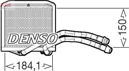 Denso DRR09102 - Scambiatore calore, Riscaldamento abitacolo www.autoricambit.com