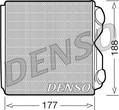 Denso DRR25010 - Scambiatore calore, Riscaldamento abitacolo www.autoricambit.com