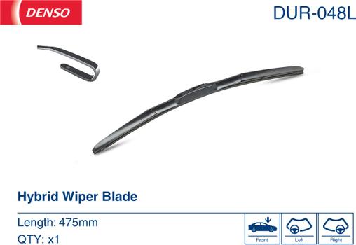 Denso DUR-048L - Spazzola tergi www.autoricambit.com