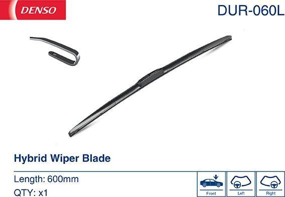 Denso DUR-060L - Spazzola tergi www.autoricambit.com