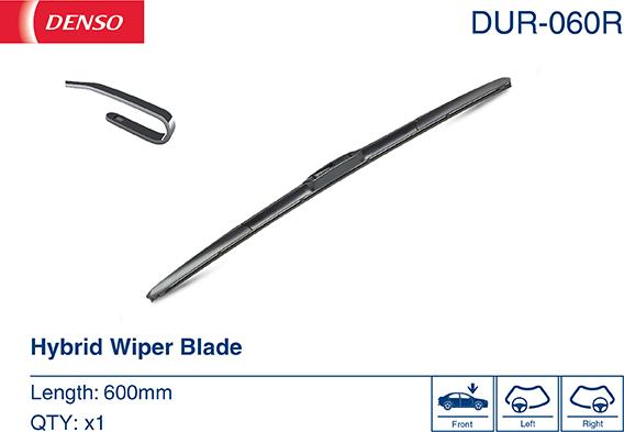 Denso DUR-060R - Spazzola tergi www.autoricambit.com