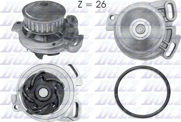 DOLZ A152 - Pompa acqua www.autoricambit.com