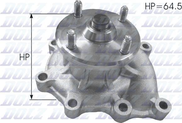 DOLZ H225 - Pompa acqua www.autoricambit.com