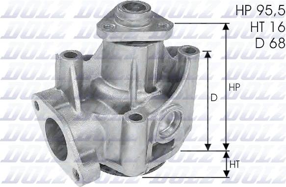 DOLZ L135 - Pompa acqua www.autoricambit.com