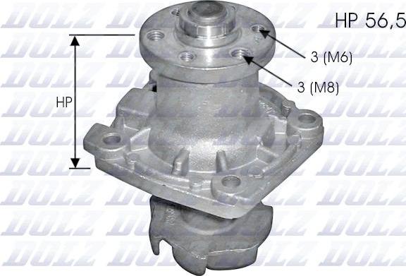 DOLZ S138 - Pompa acqua www.autoricambit.com