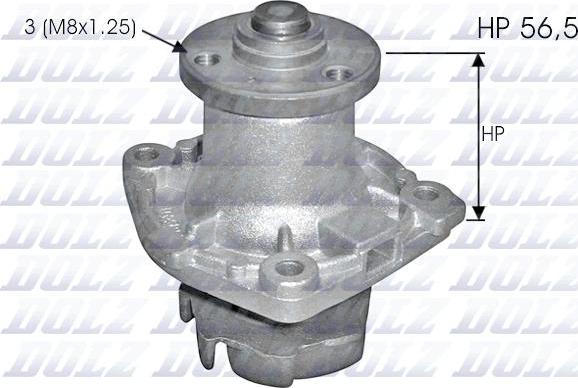 DOLZ S348 - Pompa acqua www.autoricambit.com