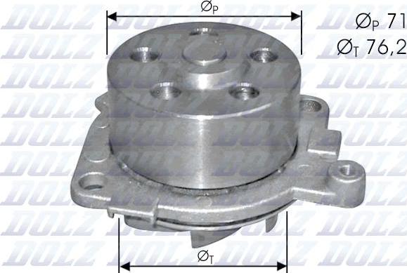 DOLZ S210 - Pompa acqua www.autoricambit.com