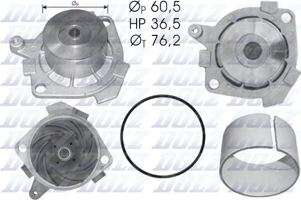 DOLZ S212 - Pompa acqua www.autoricambit.com