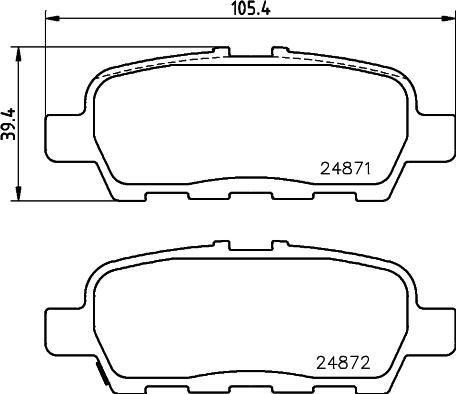 Magneti Marelli T1847MM - Kit pastiglie freno, Freno a disco www.autoricambit.com