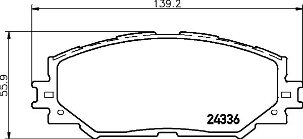 Textar 2433601SC - Kit pastiglie freno, Freno a disco www.autoricambit.com