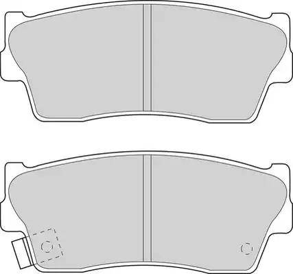 Aisin H1N058 - Kit pastiglie freno, Freno a disco www.autoricambit.com