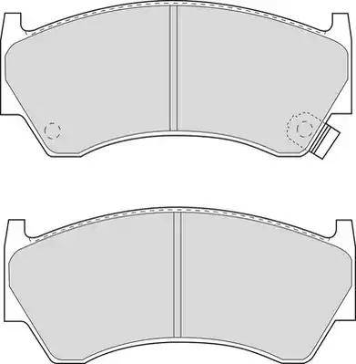 Duron DBP331091 - Kit pastiglie freno, Freno a disco www.autoricambit.com