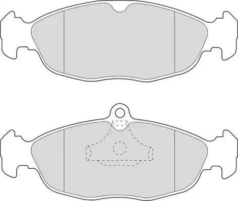 Duron DBP250732 - Kit pastiglie freno, Freno a disco www.autoricambit.com