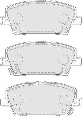 HELLA T1586 - Kit pastiglie freno, Freno a disco www.autoricambit.com