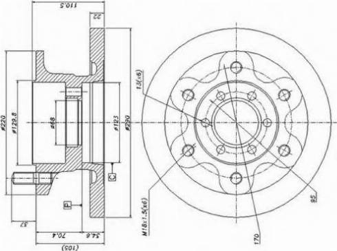 Duron DCR139A - Discofreno www.autoricambit.com