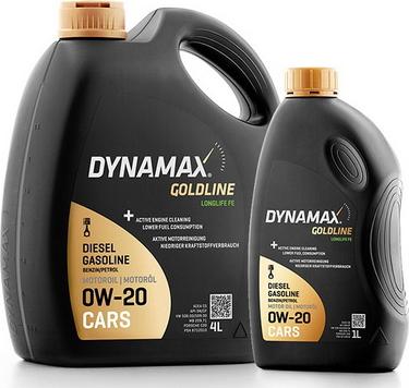 Dynamax GOLDLINE LONGLIFE 0W20 - Olio motore www.autoricambit.com