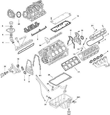 Elring LS Gen III LY2 - Kit completo guarnizioni, Motore www.autoricambit.com