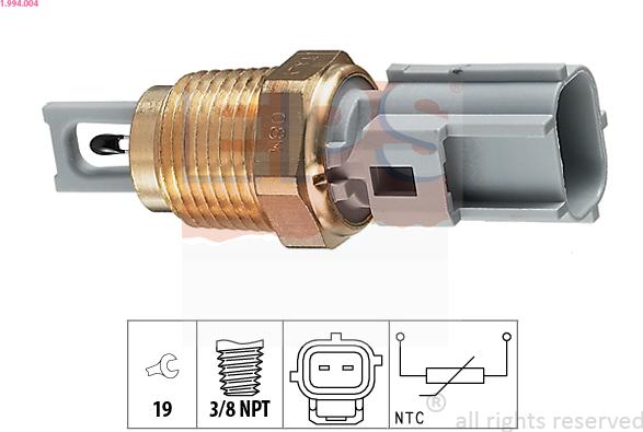 EPS 1.994.004 - Sensore, Temperatura aria aspirata www.autoricambit.com