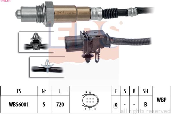 EPS 1.998.441 - Sonda lambda www.autoricambit.com