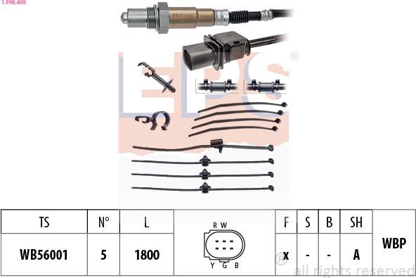 EPS 1.998.409 - Sonda lambda www.autoricambit.com