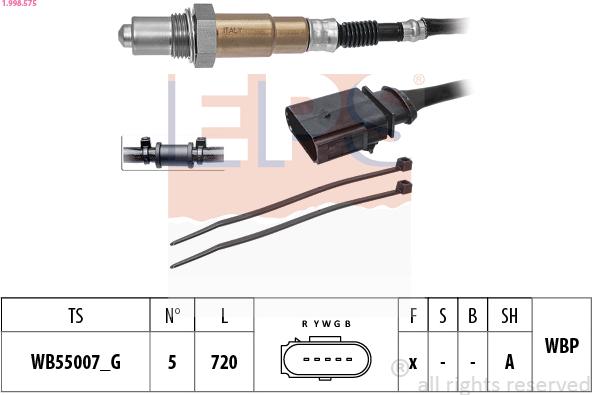 EPS 1.998.575 - Sonda lambda www.autoricambit.com