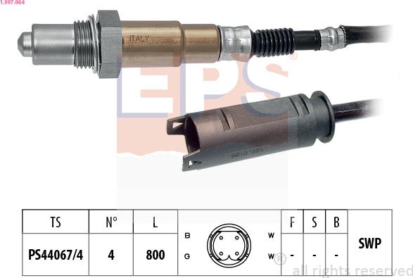 EPS 1.997.964 - Sonda lambda www.autoricambit.com