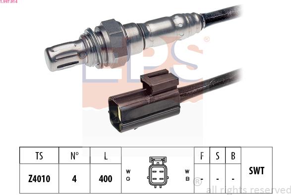 EPS 1.997.914 - Sonda lambda www.autoricambit.com