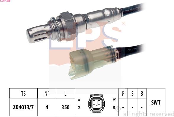 EPS 1.997.488 - Sonda lambda www.autoricambit.com