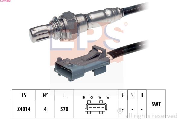 EPS 1.997.082 - Sonda lambda www.autoricambit.com