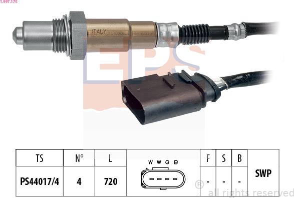 EPS 1.997.175 - Sonda lambda www.autoricambit.com