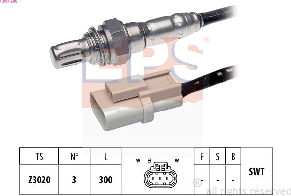 EPS 1.997.396 - Sonda lambda www.autoricambit.com