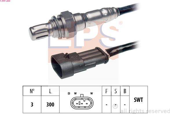 EPS 1.997.284 - Sonda lambda www.autoricambit.com