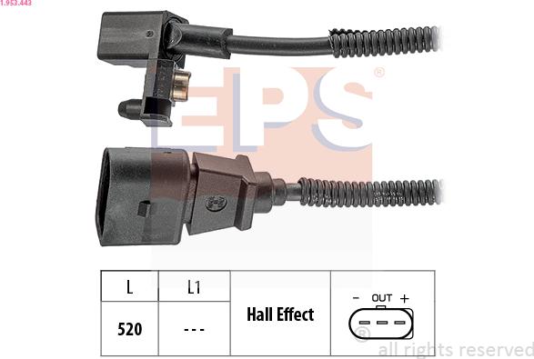 EPS 1.953.443 - Generatore di impulsi, Albero a gomiti www.autoricambit.com