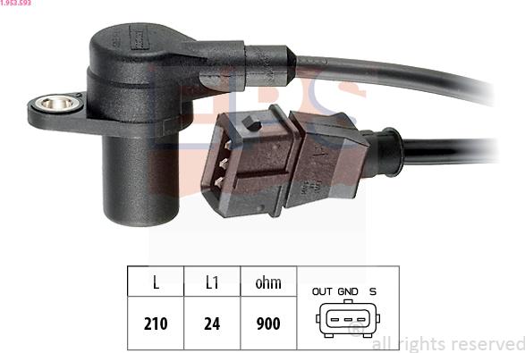 EPS 1.953.593 - Generatore di impulsi, Albero a gomiti www.autoricambit.com