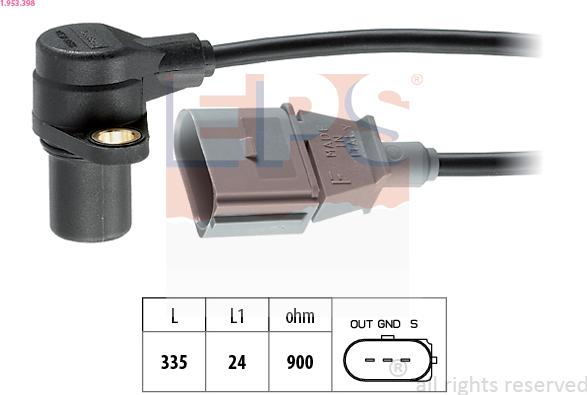 EPS 1.953.398 - Generatore di impulsi, Albero a gomiti www.autoricambit.com