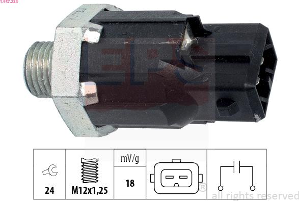 EPS 1.957.224 - Sensore di detonazione www.autoricambit.com