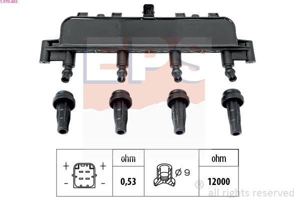 EPS 1.970.403 - Bobina d'accensione www.autoricambit.com