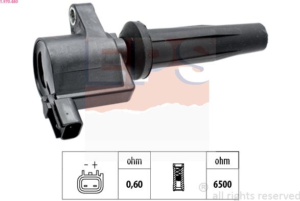 EPS 1.970.480 - Bobina d'accensione www.autoricambit.com