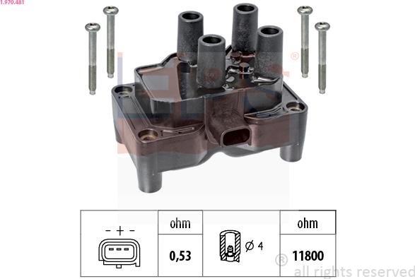 EPS 1.970.481 - Bobina d'accensione www.autoricambit.com