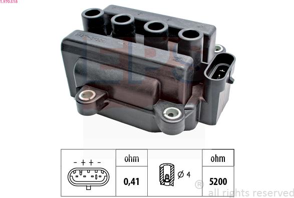 EPS 1.970.518 - Bobina d'accensione www.autoricambit.com