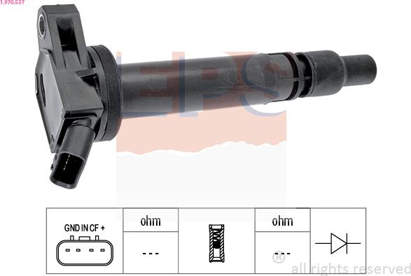 EPS 1.970.537 - Bobina d'accensione www.autoricambit.com