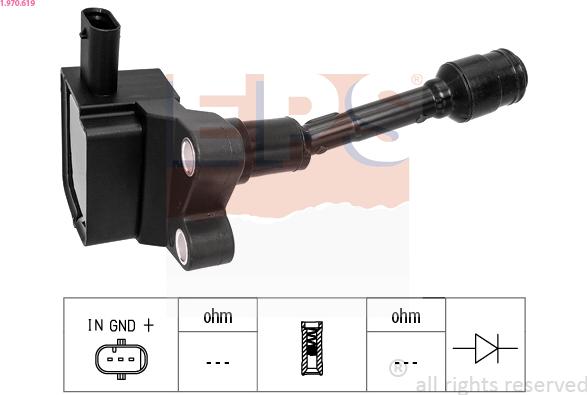 EPS 1.970.619 - Bobina d'accensione www.autoricambit.com